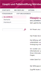 Mobile Screenshot of hospizstiftung-nuernberg.de